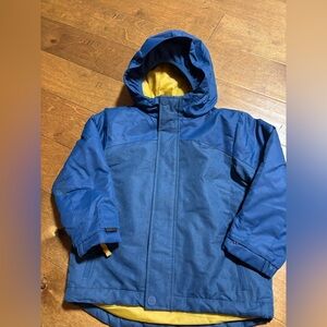 All in motion boys jacket size 4/5hooded blue